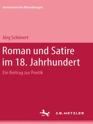 cover image of Roman und Satire im 18. Jahrhundert